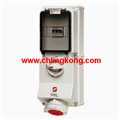 曼奈柯斯IP67-帶開關(guān)，帶機械聯(lián)鎖，帶K型斷路器壁裝式插座7244