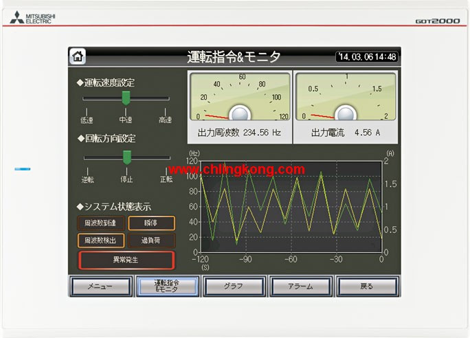 三菱10.4英寸觸摸屏GT2510-VTWD-GF